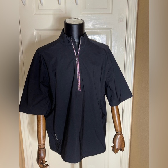 Polo Ralph Lauren Mens Golf Windbreaker Jacket Short Sleeve Sport Sz L​